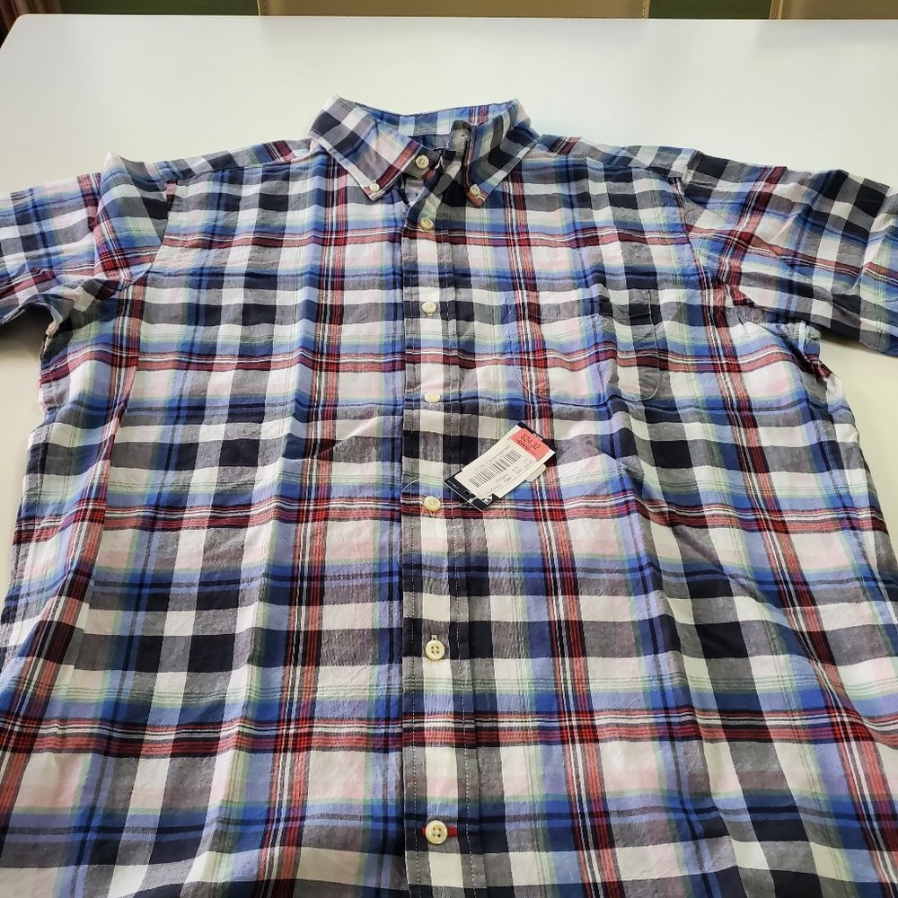 Daniel Cremieux Short Sleeve Plaid Shirt